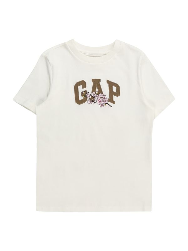 GAP GAP Majica  boja blata / lila / bijela