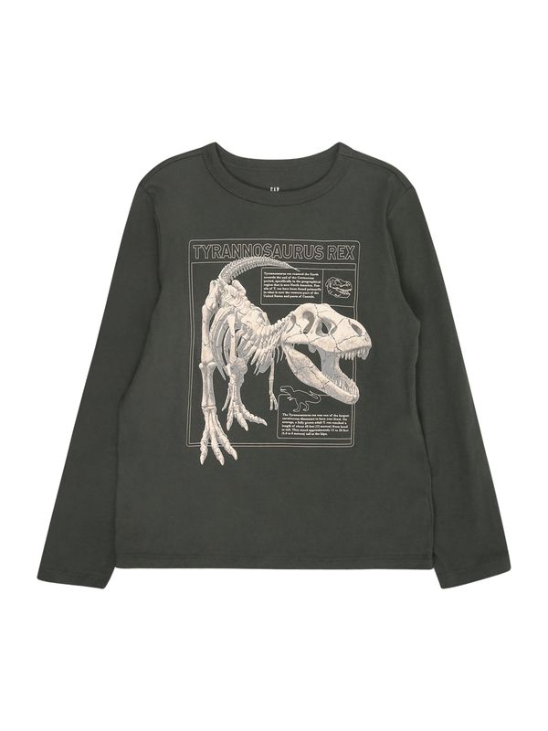 GAP GAP Majica  boja pijeska / bež siva / kraljevski zelena