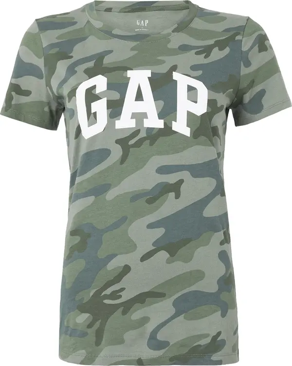 GAP GAP Majica 'CLASSIC'  zelena / smaragdno zelena / tamno zelena / bijela
