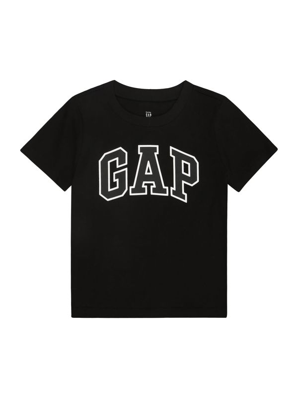 GAP GAP Majica  crna / bijela