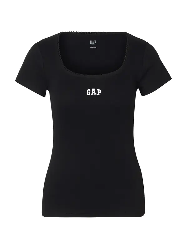 GAP GAP Majica  crna / bijela