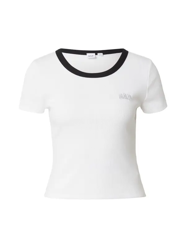 GAP GAP Majica  crna / bijela