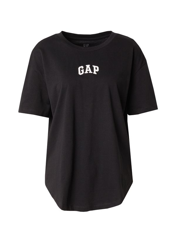 GAP GAP Majica  crna / prljavo bijela