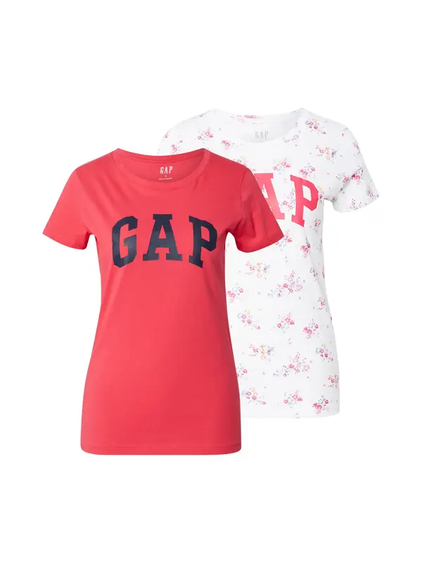 GAP GAP Majica 'FRANCHISE CLSC'  roza / malina / crna / bijela