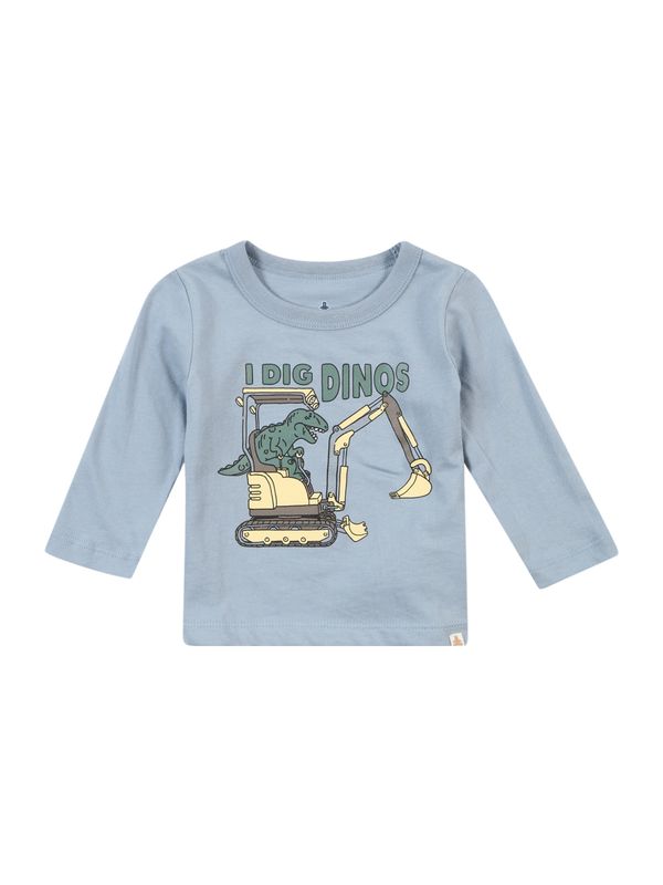 GAP GAP Majica  golublje plava / pastelno žuta / boja blata / zelena