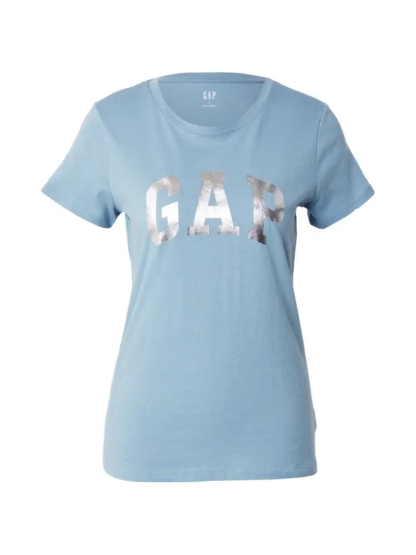GAP GAP Majica  golublje plava / srebro