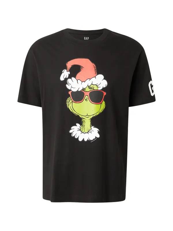 GAP GAP Majica 'GRINCH'  kivi zelena / crvena / crna / bijela