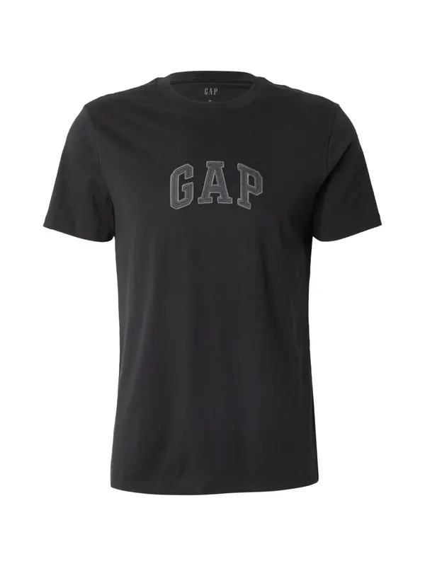GAP GAP Majica  kameno siva / tamo siva / crna