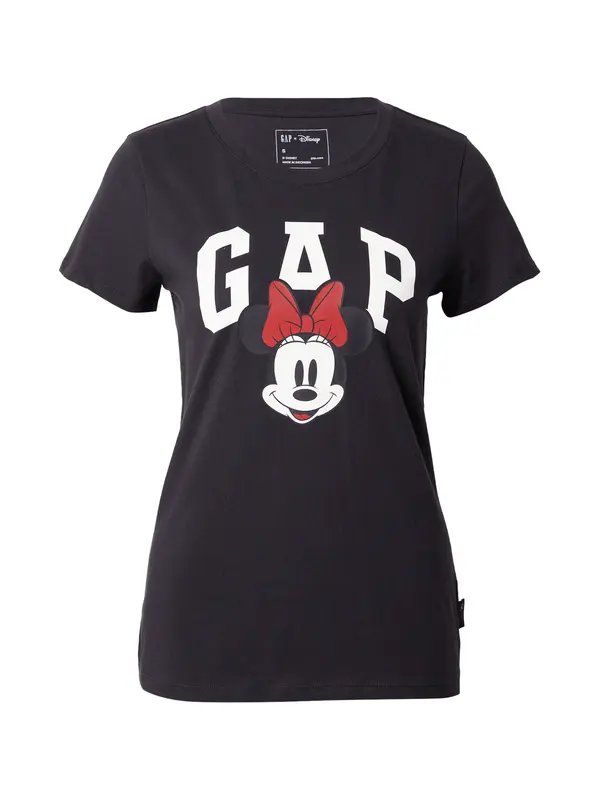 GAP GAP Majica  krvavo crvena / crna / bijela