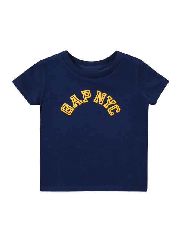 GAP GAP Majica  noćno plava / narančasto žuta