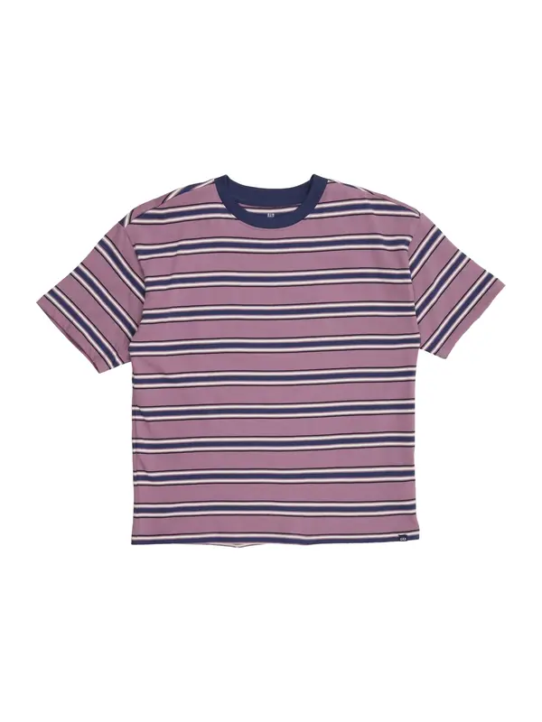 GAP GAP Majica  plava / sivkasto ljubičasta (mauve) / bijela