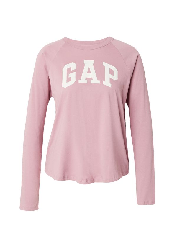 GAP GAP Majica  roza / bijela
