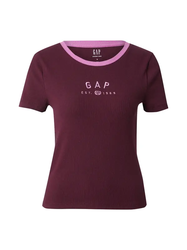 GAP GAP Majica  roza / boja vina
