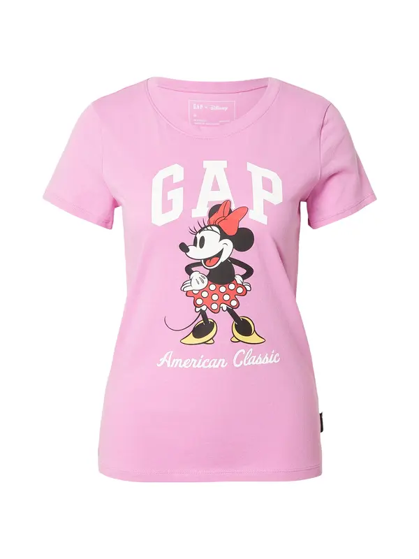 GAP GAP Majica  roza / crvena / bijela