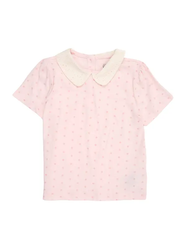 GAP GAP Majica  roza / rosé / vuneno bijela