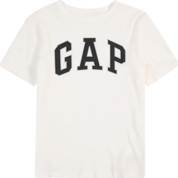 GAP GAP Majica  siva / crna / vuneno bijela