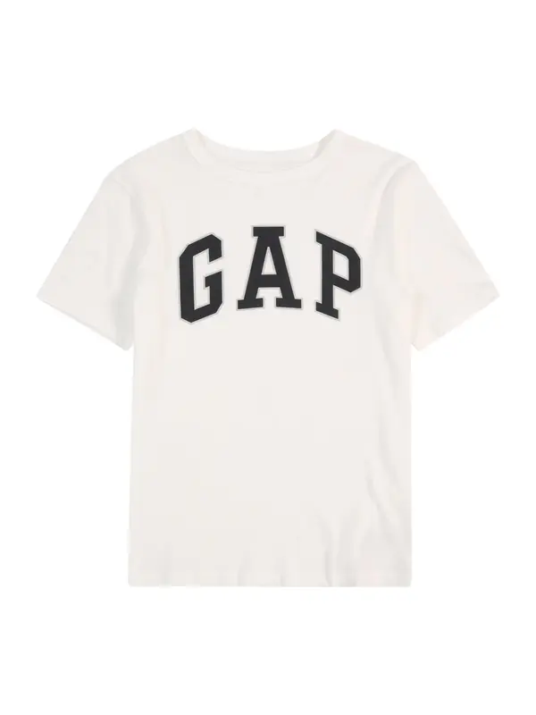 GAP GAP Majica  siva / crna / vuneno bijela