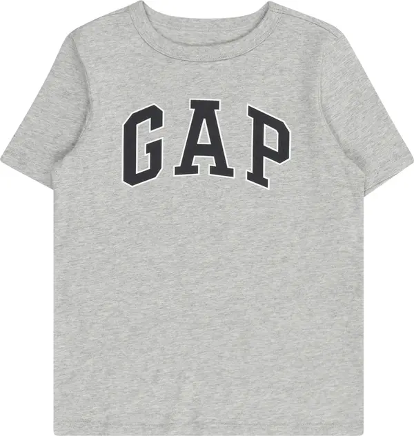 GAP GAP Majica  siva melange / crna / bijela