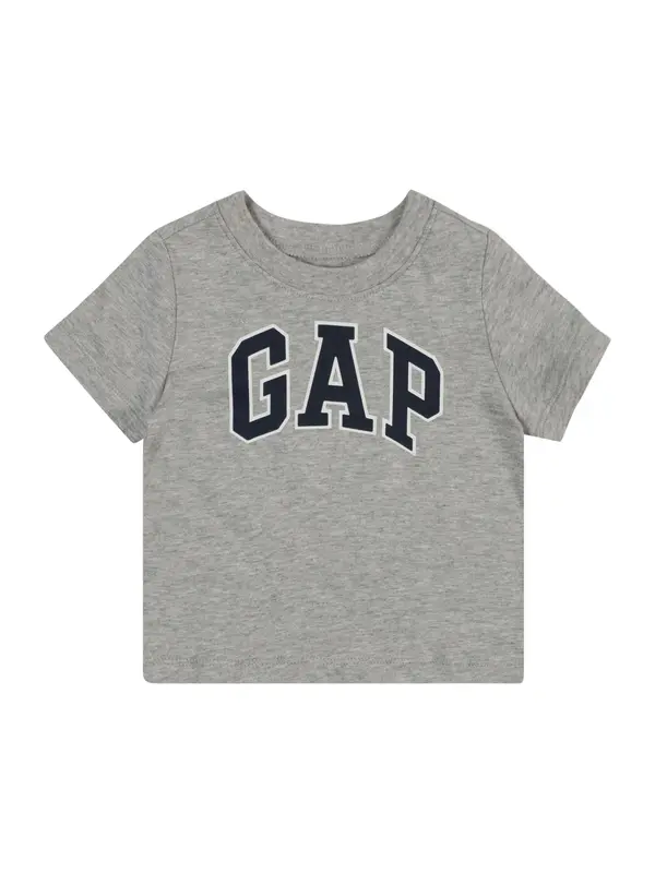 GAP GAP Majica  siva melange / crna / bijela