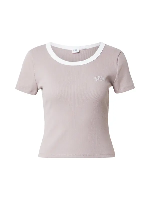GAP GAP Majica  sivkasto ljubičasta (mauve) / bijela