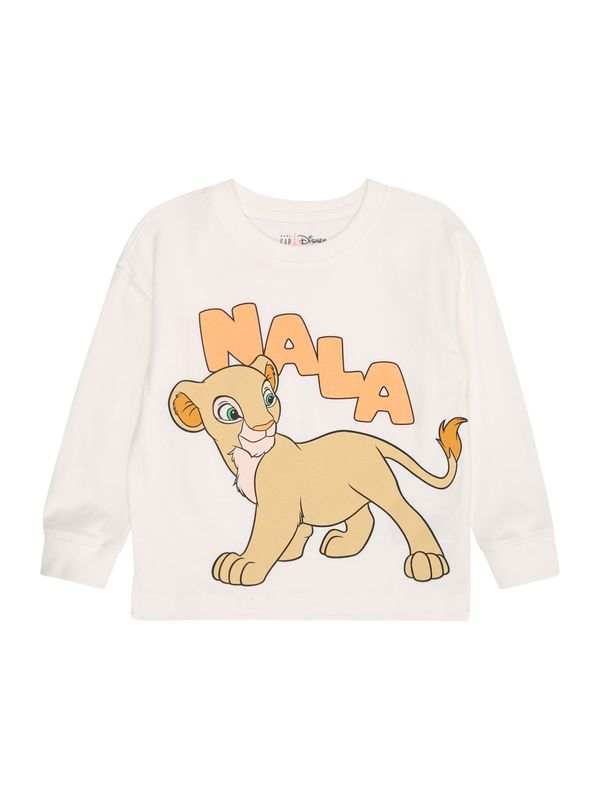 GAP GAP Majica  svijetlobež / svijetlosmeđa / narančasta / vuneno bijela