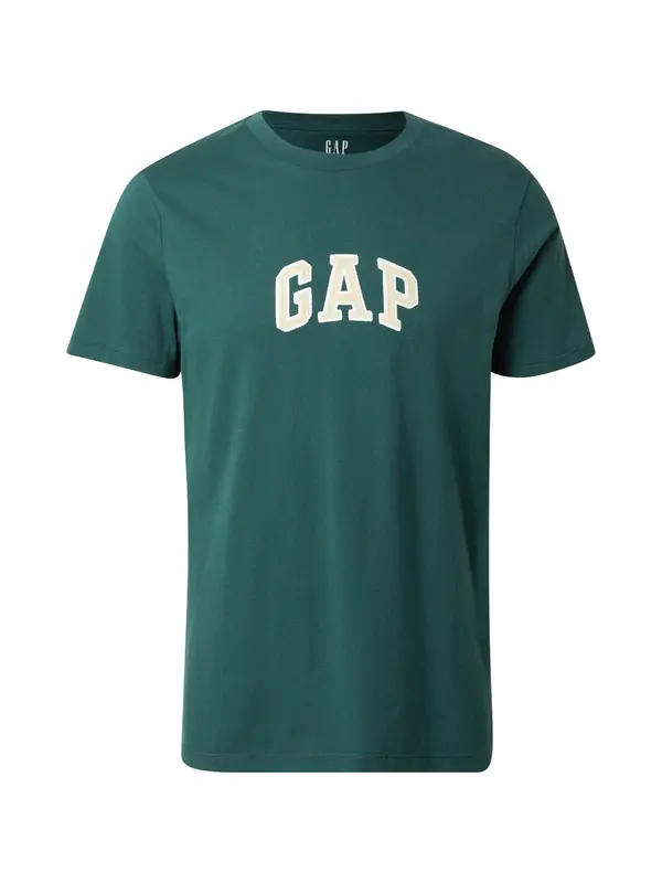 GAP GAP Majica  toplo smeđa / smaragdno zelena / bijela