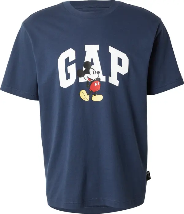 GAP GAP Majica 'V-DIS x GAP'  mornarsko plava / crvena / crna / bijela