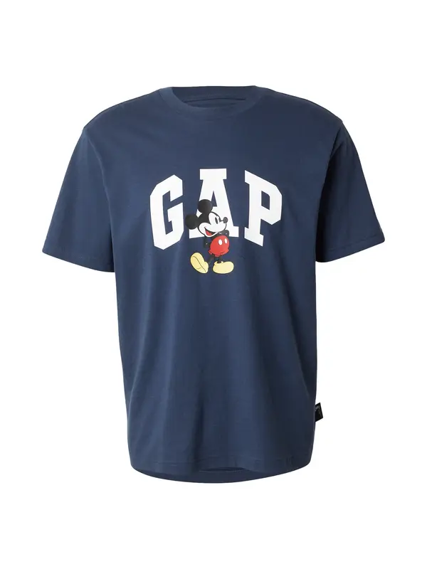 GAP GAP Majica 'V-DIS x GAP'  mornarsko plava / crvena / crna / bijela