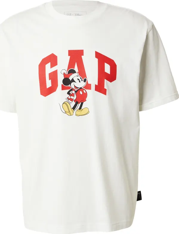 GAP GAP Majica 'V-DIS x GAP'  svijetložuta / crvena / crna / bijela