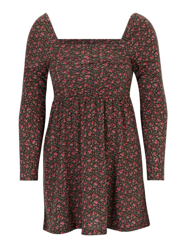 Gap Petite Gap Petite Haljina  zelena / crvena / crna / bijela