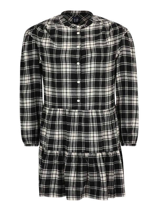 Gap Petite Gap Petite Košulja haljina  crna / bijela