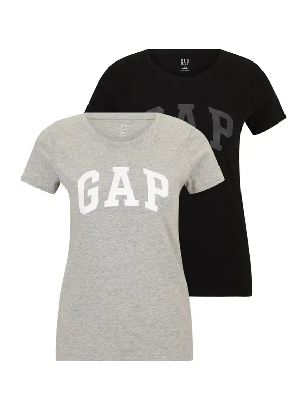 Gap Petite Gap Petite Majica  antracit siva / siva melange / crna / bijela