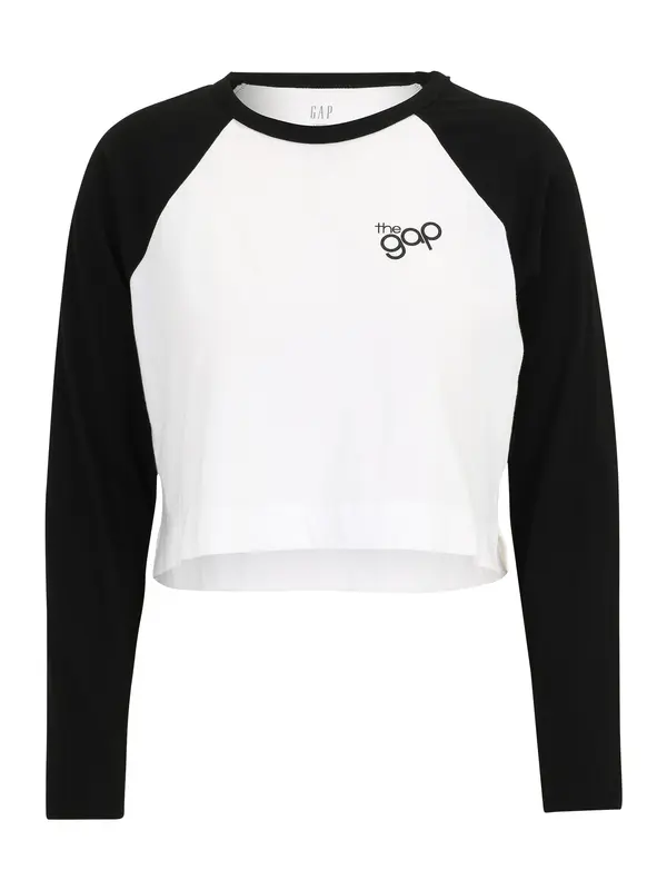 Gap Petite Gap Petite Majica  crna / bijela