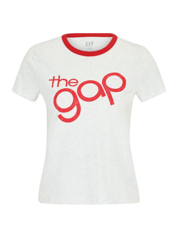 Gap Petite Gap Petite Majica  svijetlosiva / tamno crvena