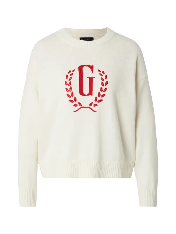 Gap Petite Gap Petite Pulover  crvena / bijela