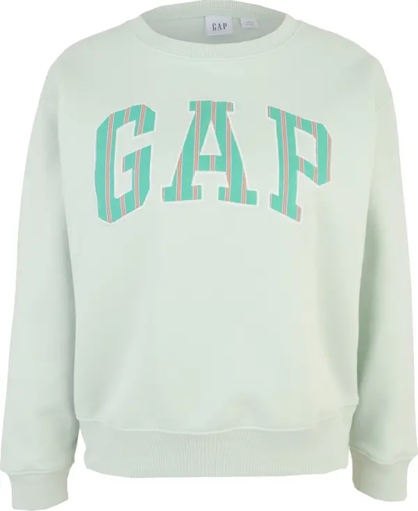 Gap Petite Gap Petite Sweater majica 'HERITAGE'  menta / svijetlozelena / svijetlonarančasta / bijela
