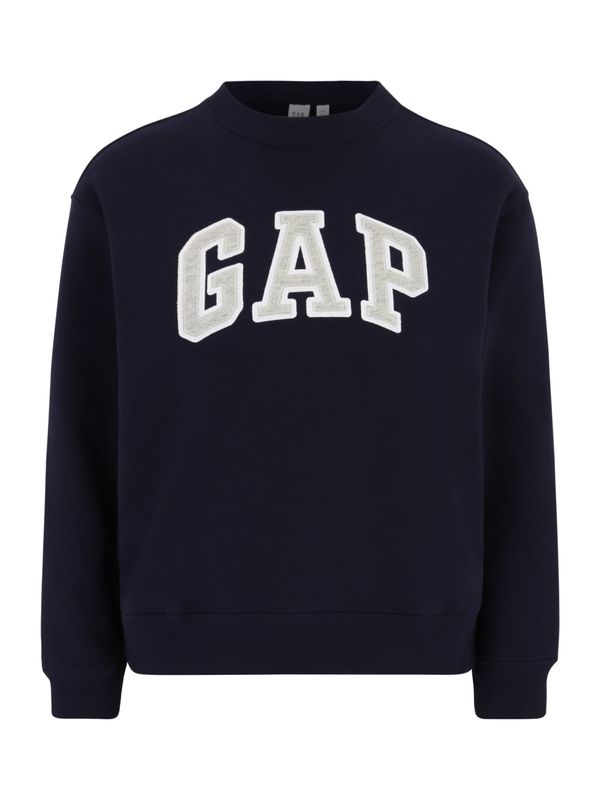 Gap Petite Gap Petite Sweater majica 'HERITAGE'  mornarsko plava / svijetlosiva / bijela
