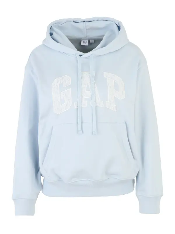 Gap Petite Gap Petite Sweater majica 'HERITAGE'  nebesko plava / bijela