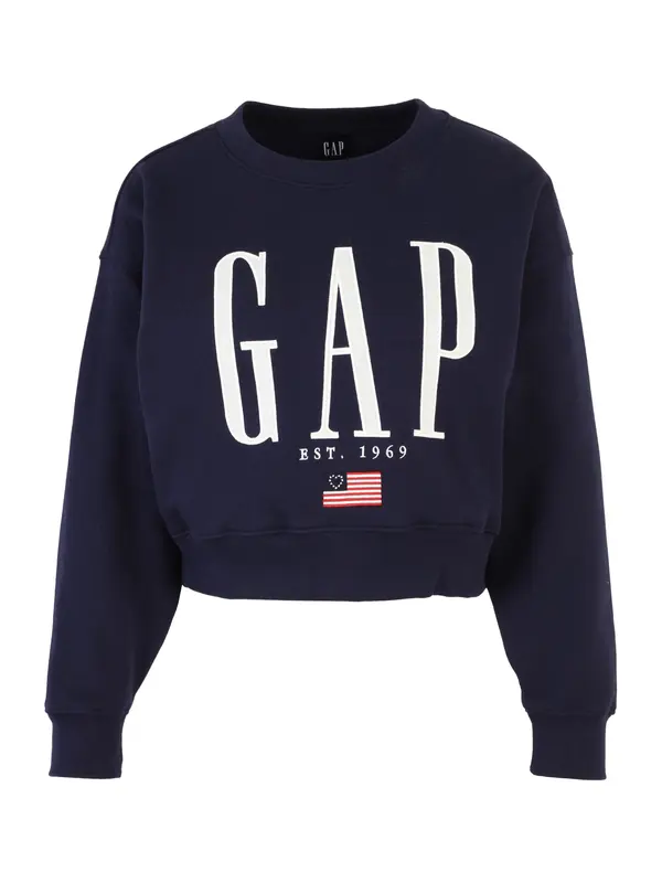 Gap Petite Gap Petite Sweater majica  mornarsko plava / crvena / bijela