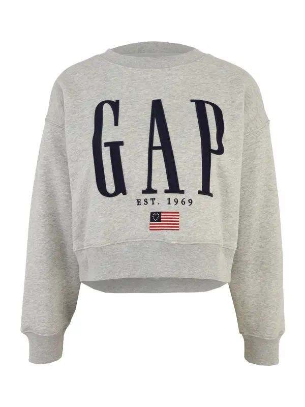 Gap Petite Gap Petite Sweater majica  siva / crvena / crna