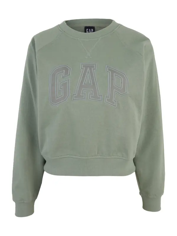 Gap Petite Gap Petite Sweater majica  svijetlosiva / svijetlozelena