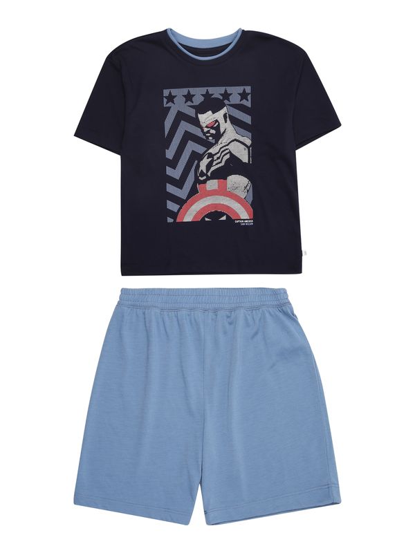 GAP GAP Pidžama set  noćno plava / opal / lubenica roza / prljavo bijela