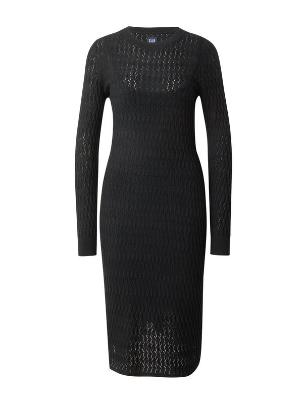 GAP GAP Pletena haljina  crna