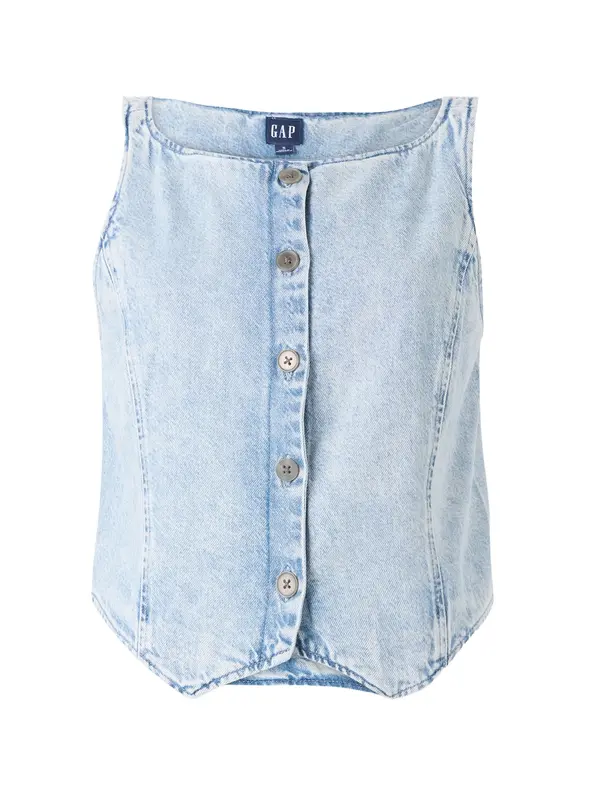 GAP GAP Prsluk od odijela  plavi traper