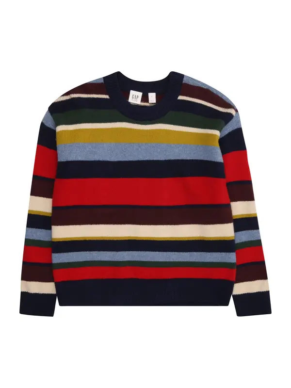 GAP GAP Pulover  bež / senf / crvena / bordo