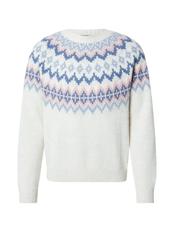 GAP GAP Pulover 'FAIR ISLE YOKE'  opal / kraljevsko plava / rosé / bijela