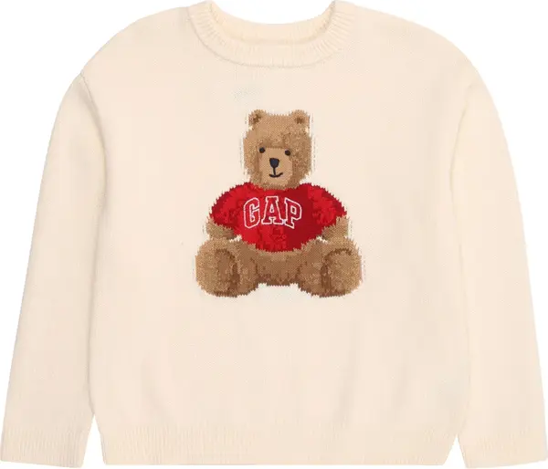 GAP GAP Pulover  karamela / tamno crvena / bijela / vuneno bijela