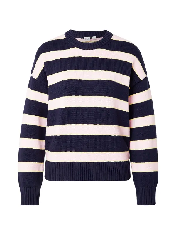 GAP GAP Pulover  mornarsko plava / svijetložuta / rosé