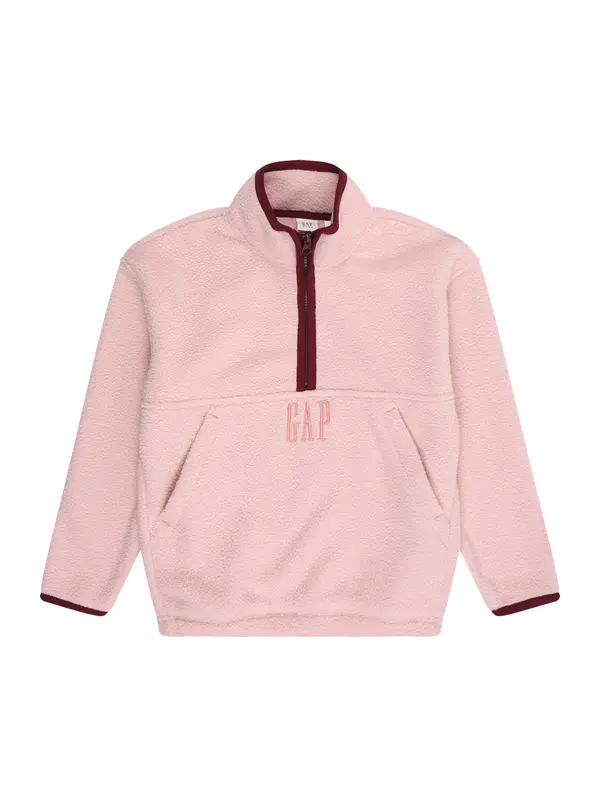 GAP GAP Pulover  prljavo roza / tamno crvena