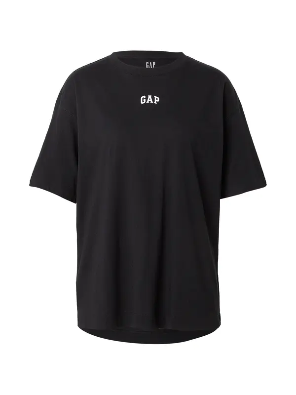 GAP GAP Široka majica  crna / bijela
